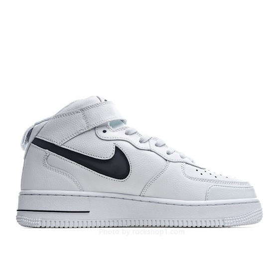 Nike Air Force 1 Lv8 Mid Top White Black 3M Reflective