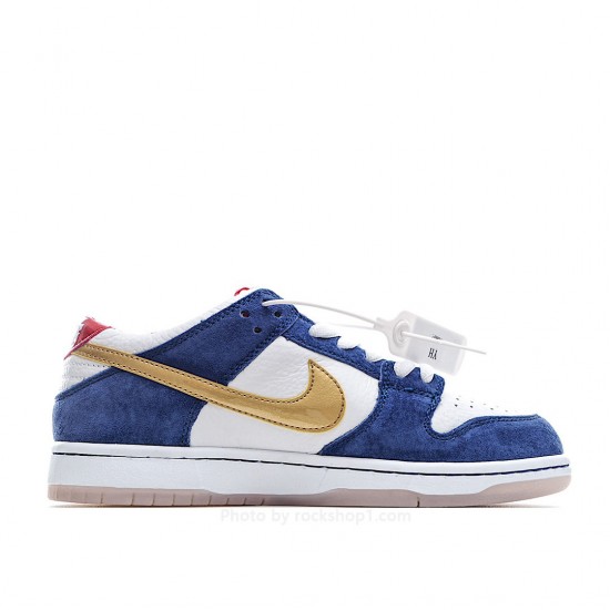 Nike SB Dunk Low Dark Blue and White