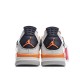 Air Jordan 4 Line Sand White Black Orange