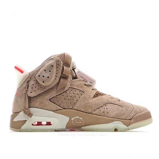 Travis Scott x Air Jordan 6 Retro 'British Khaki'