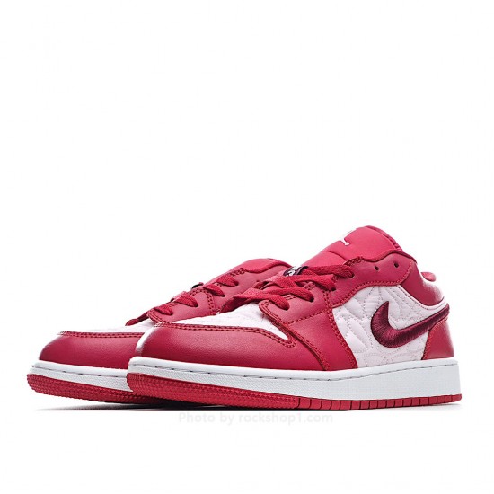 Air Jordan 1 Low GS 'Pink Quilt'