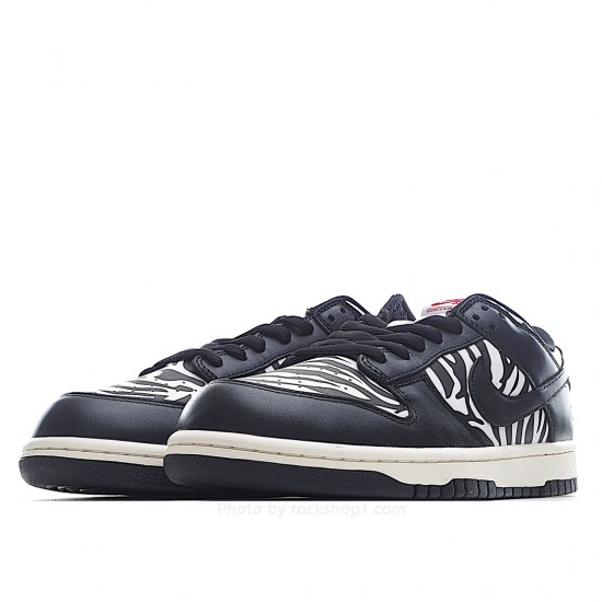 Nike Quartersnacks X Dunk SB Low“Zebra 黑 