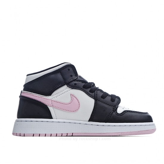 Air Jordan 1 Mid GS 'White Light Arctic Pink'