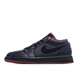 Air Jordan 1 Retro Low 'Black Silver Red'