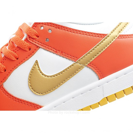 Nike Dunk Low "Golden Orange" Platinum Orange Sneakers