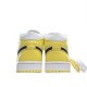 Air Jordan 1 Mid SE GS 'Rose Patch - Dynamic Yellow'