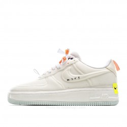 Nike Air Force 1 Experimental-Type N. 354 Sail Atomic Orange Low-Top Sneakers