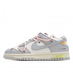 Nike SB Dunk OFF-WHITE Grey Pink Purple