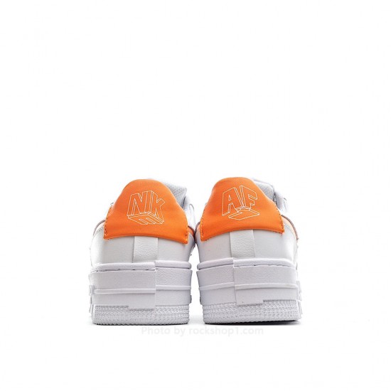 Nike Air Force 107 White and Orange