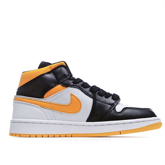 Wmns Air Jordan 1 Mid SE 'White Laser Orange