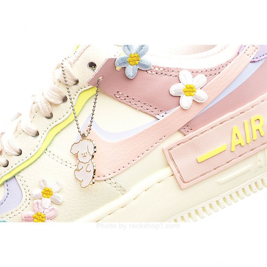 Nike Air Force 1 Shadow Yellow Pink