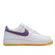 Nike Air Force 107 Low Purple Gold Low Top