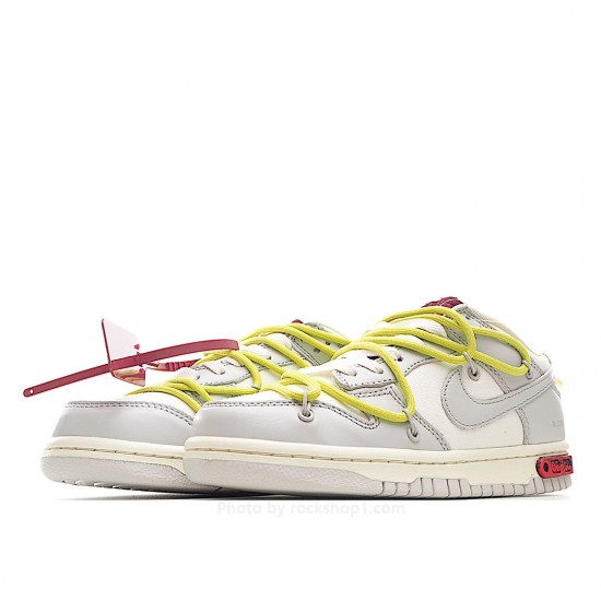 Nike 0ff-White x Nike Dunk Low "02 of 50" OW White Grey