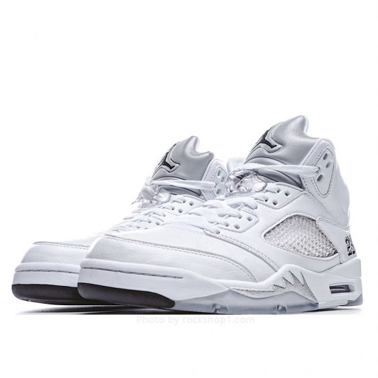 Air Jordan 5 Retro 'Metallic White' 2015