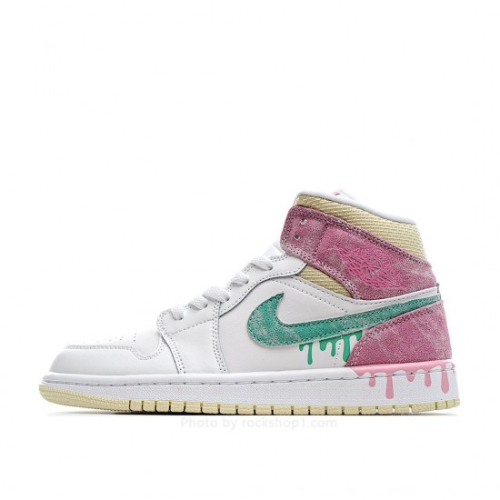 Air Jordan 1 Mid SE PS 'Ice Cream'