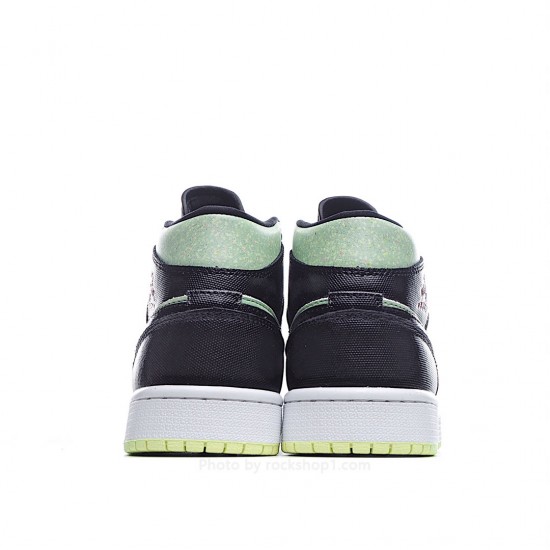 Wmns Air Jordan 1 Mid SE 'Black Barely Volt'