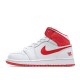 Air Jordan 1 MID Blue and Red Mandarin Ducks DH0200-100 Mid Series