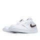 Wmns Air Jordan 1 Retro Low 'White Metallic Gold'