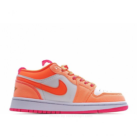 Air Jordan 1 Low Utility GS 'Hyper Crimson'