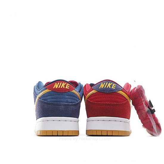 Nike SB Dunk Low "Barcelona" "Catalonia" Suede