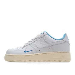 KITH Nike Air Force 107 Sneakers White Blue