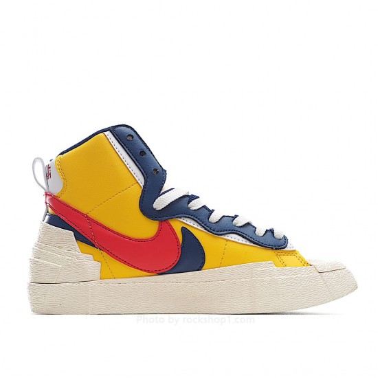 Nike Sacai x Blazer Mid 'Maize Navy'