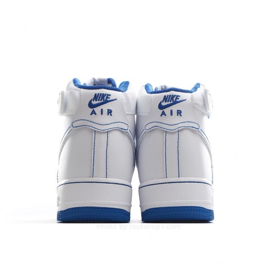 Nike Air Force 1 High '07 White and Blue High Top