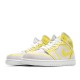 Wmns Air Jordan 1 Mid LX 'Off White Opti Yellow'