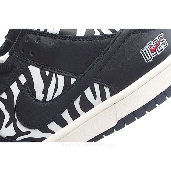 Nike Quartersnacks X Dunk SB Low“Zebra 黑 