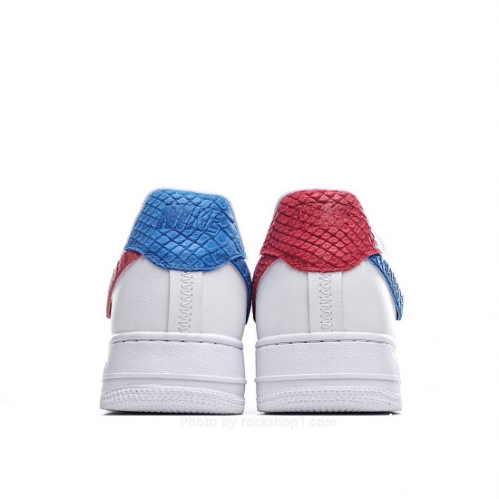 Nike Air Force 1 Low Low Top White Red Blue