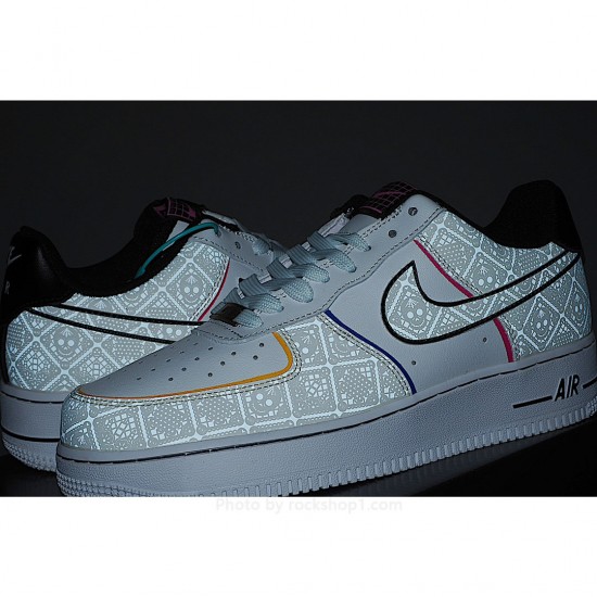 Nike Air Force 1 Day of the Dead  3M反光 