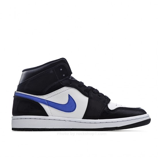 Air Jordan 1 Mid GS 'Black Racer Blue'