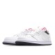 Air Jordan 1 Low Low Top Retro Culture Basketball Shoes White Black Powder