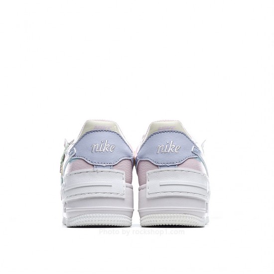 Nike Air Force 1 Shadow White Blue Pink