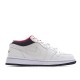 Air Jordan 1 Low Low Top Retro Culture Basketball Shoes White Black Powder