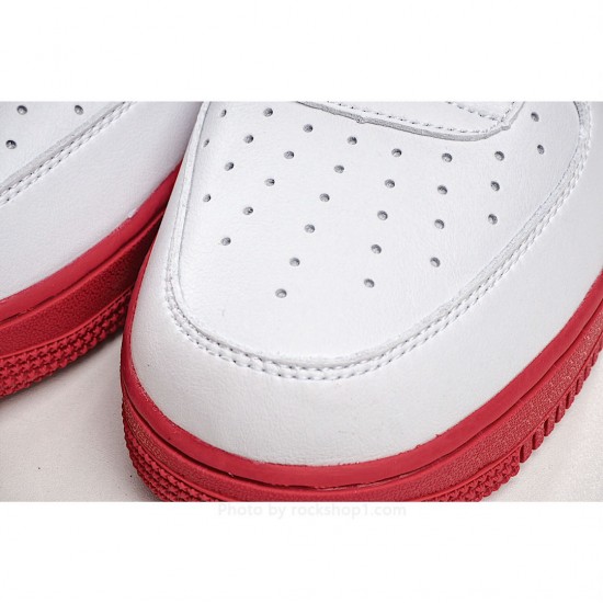 Nike Air Force 1 Low Low Top White Red