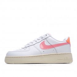 Nike AIR FORCE 107 LOW "White/DigitalPink Coral Pink"