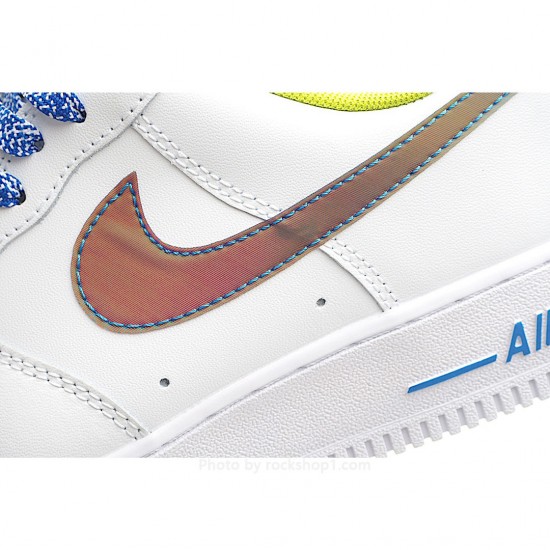 Nike Air Force 1 White Green Blue