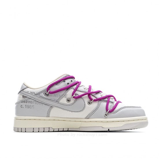 Nike 0ff-White x Nike Dunk Low "21 of 50" OW White Grey