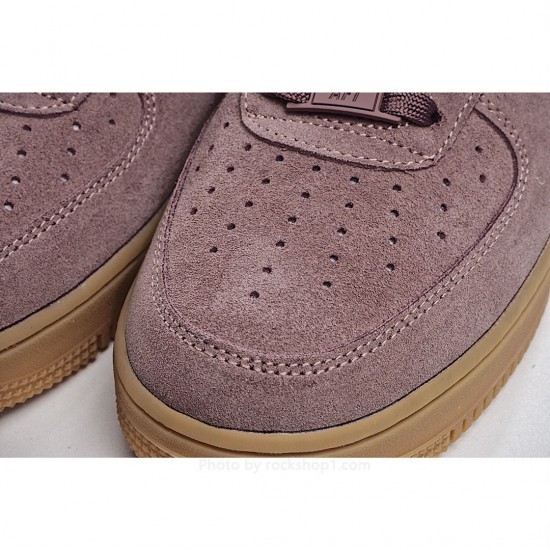 Nike Air Force 1 07 Low Top Sneakers Dark Pink