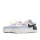 Nike Air Force 1 Shadow Blue Pink Green