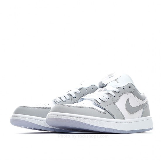 Wmns Air Jordan 1 Low 'White Wolf Grey'