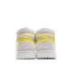 Wmns Air Jordan 1 Mid LX 'Off White Opti Yellow'