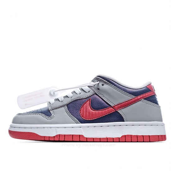 Nike SB Dunk Low Pro QSSamba Grey Red Blue