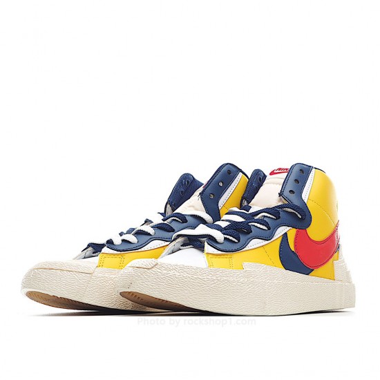 Nike Sacai x Blazer Mid 'Maize Navy'