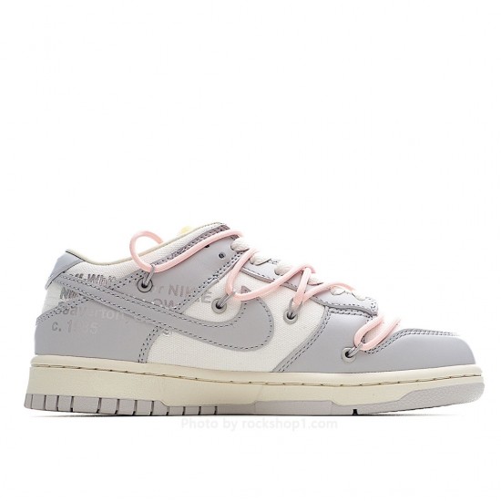 Nike SB Dunk OFF-WHITE Grey Pink Purple