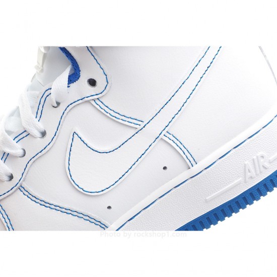 Nike Air Force 1 High '07 White and Blue High Top