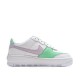 Nike Air Force 1 Shadow White, Green and Pink Low-Top Sneakers