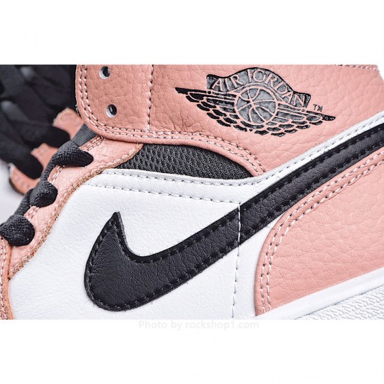 Air Jordan 1 Mid GS 'Pink Quartz'