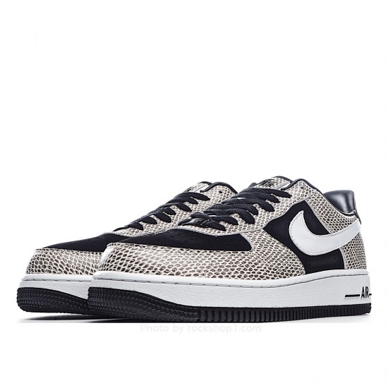 Nike Air Force 1 Low CocoaSnake Returning February Black Snake Print